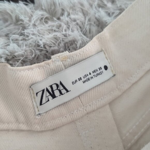 Zara gold metallic limited edition high rise boyfriend jeans - Picture 9 of 9